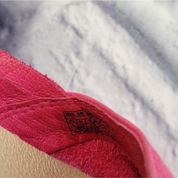 UGG Bright Barbiecore Pink Suede Tippie Espadrilles size 6 - Picture 13 of 15